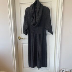 Elegant Black Midi Dress